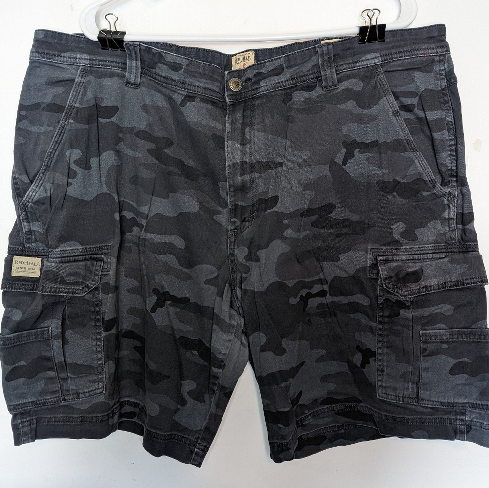 Red Head Camo Shorts